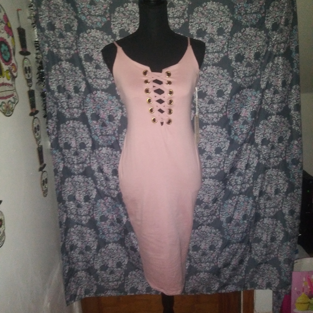 Rose Gold Bodycon dress